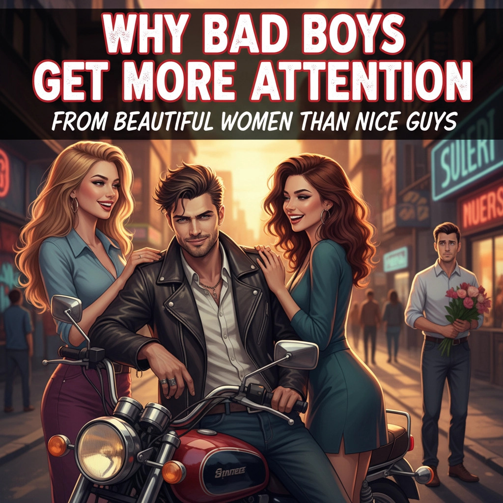 Why Bad Boys Get More Attention from Beautiful Women Than Nice Guys.